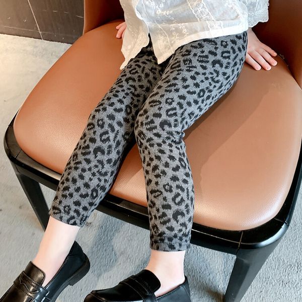 Pantaloni Classici Leggings per bambini per ragazze Primavera Autunno Baby Leopard Print Bambini Abbigliamento skinny 90 130cm 230628