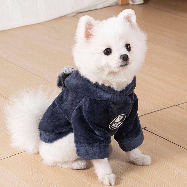 Felpa con cappuccio con cappuccio cucciolo maglione inverno jersey bulldog francese abito adatto per piccoli e medie abiti