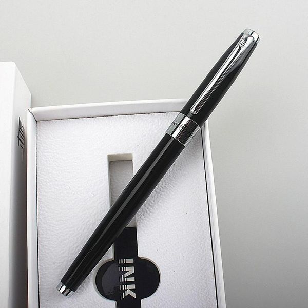 Penne Penna stilografica di lusso Due pennini NIB 0,38 /0,5 mm FORNITO DI UFFICIO BUSINESS SCRITTURA PEN inchiostro