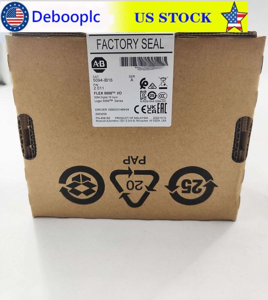 Ab 5094-ib16 novo selado de fábrica Flex Logix 5000 Dc módulo de entrada I/O 5094ib16