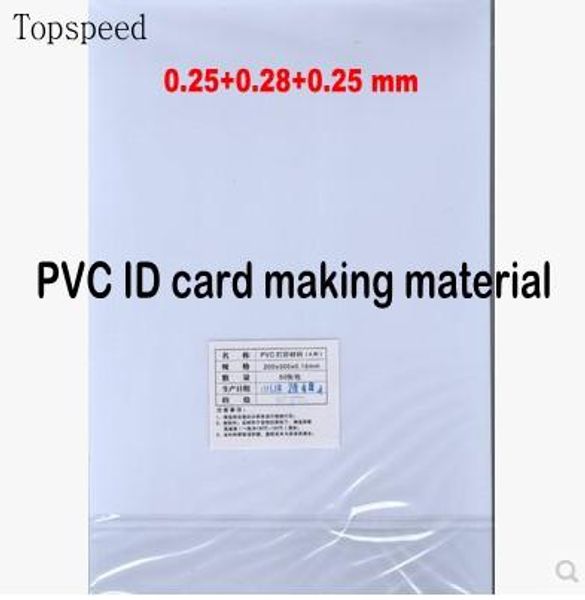 MACCHIALE 0,78 mm Spesso ID Card Materiale Materiale Smellico inchiostro a getto d'inchiostro A4 50 set di colore bianco