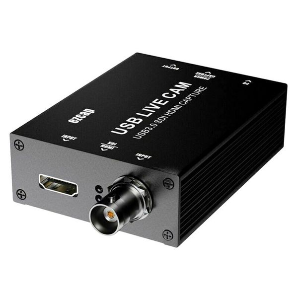 Clipes EZCAP 327 SDI HDMICompatible Capture Card Tipo C para USB 1080p 60fps Record Live Streaming para Camecorder Game