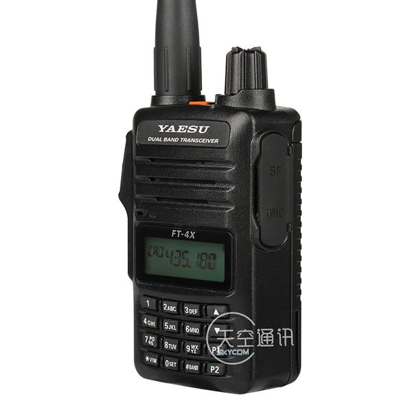 Talkie para yaesu ft4xr transceptor de banda dupla rádio vhf walkie talkie para esportes ao ar livre