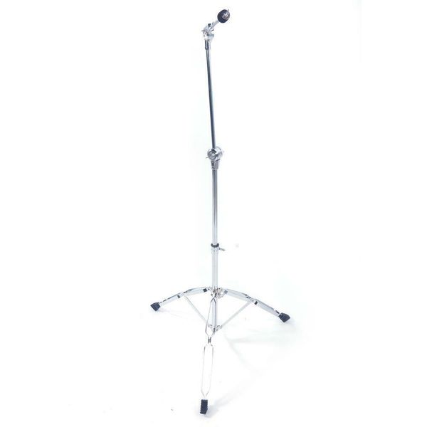 New Steel Cymbal Boom Stand Drum Hardware Percussion Holder Mount Silver Color