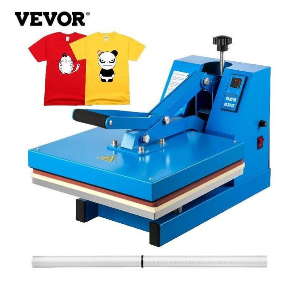 Тиснение Vevor Heat Press Машина 15 x 15 -дюймовой интеллектуальный цифровой дисплей подсознание