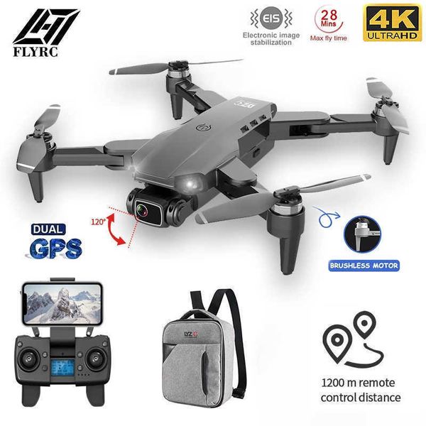 Droni Uav intelligenti L900 PRO GPS 4K HD Professionale Doppia fotocamera Stabilizzazione aerea Motore brushless Quadcopter pieghevole Elicottero RC 1200M