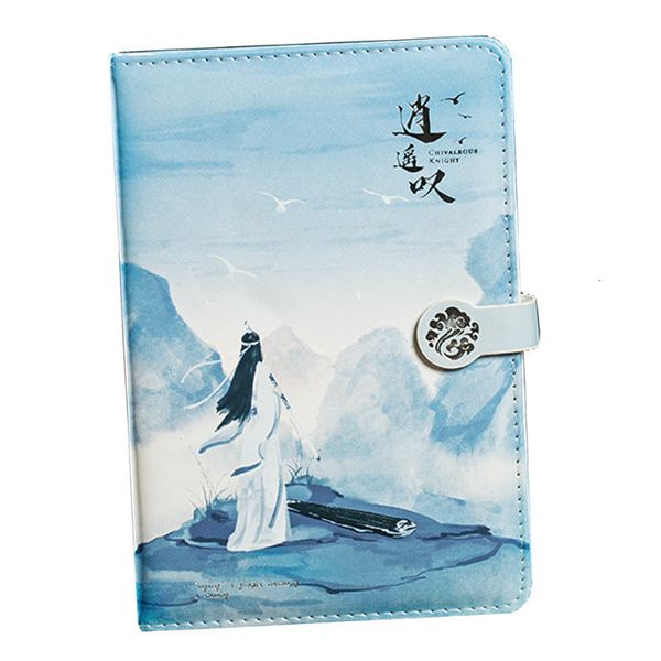 Notepads Anime Der ungezähmte Mo Dao Zu Shi Notebook -Planer für Fans Geschenk Kawaii Weekly Agenda Office 365 230627