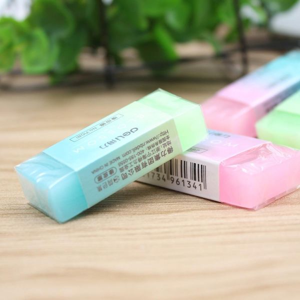 ERASER 24/30PCS Double Colors Jelly Pencil Rubber Eraser Kids Drike School Art Class Sketch Office Staintery Wipe Clean Home Изучение 71081