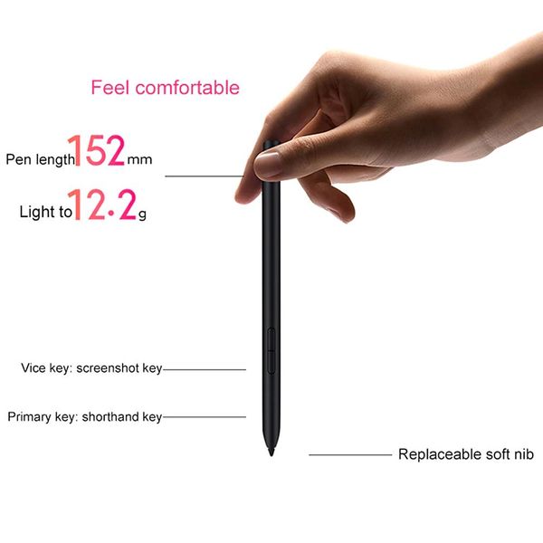 Stylus per Xiaomi Mi Pad 5/5 Pro 240 Hz Disegna Screenshot Schermata da 152 mm Schermo Smart Pen per Xiaomi Mi Pad 5/5 Pro