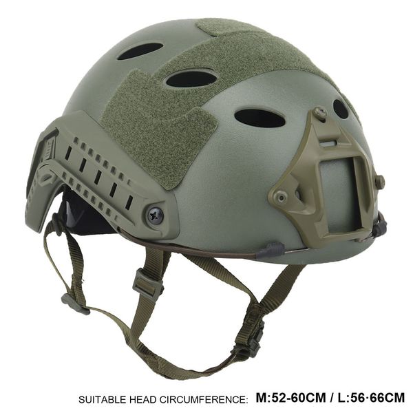 Taktik Kasklar Taktik Askeri Kask Airsoft Saldırı Savaşı Hızlı PJ Tipi Kask Paintball Çekim Açık Bisiklet Bisiklet Koruyucu Kask 230628