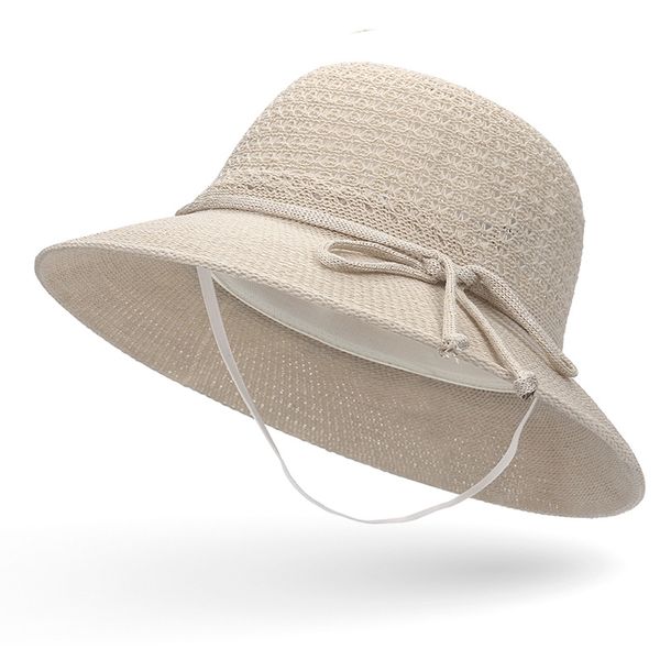 Cool Women Bucket Hats Donna Summer Panama Protezione solare Berretto da pescatore Outdoor Beach Sun Cap Hat per le donne Dropshipping