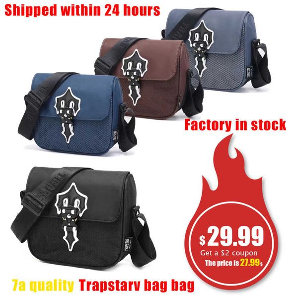 Bolsas de ombro Bolsa Trapstar Mensageiro do carteiro IRONGATE COBRA T Bolsa de designer de luxo Hip hop Rapper Bolsa feminina masculina à prova d'água Tidal flow design 41ess