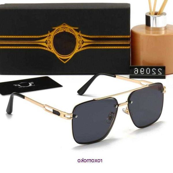 2023 Männer Vintage Pilot Sonnenbrille Quadrat Damen Sonnenbrille Modedesigner Shades Luxus Goldener Rahmen UV400 Farbverlauf LXN EVO DITA QQ62