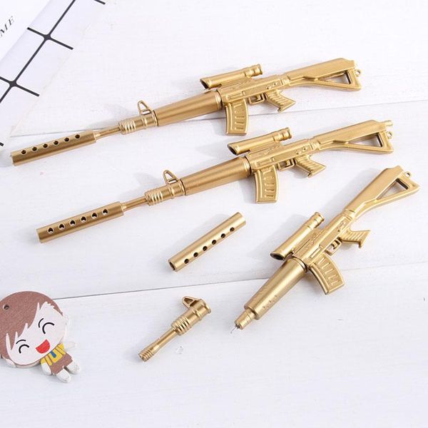 Canetas 60pcs/lote Japão Creative Classic Gun Model Gel Pen/boa qualidade/material escolar/papelaria/papelaria G044