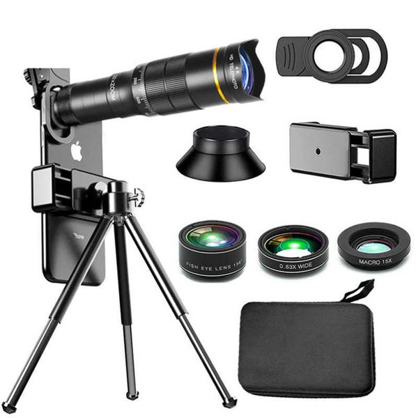 Binóculos de telescópio 22x 32x zoom óptico Mini Tephoto Phone ns Suitab para a maioria dos tipos de telefones Mobi para viagens assistindo fotografia de jogos HKD230627