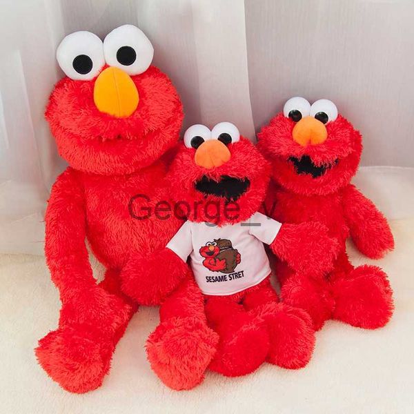 Animali di peluche ripieni 356070cm Sesame Street Dress Elmo BigBird CookieMonster Abby Peluche ripiene Bambola per bambini Regali di compleanno J230628