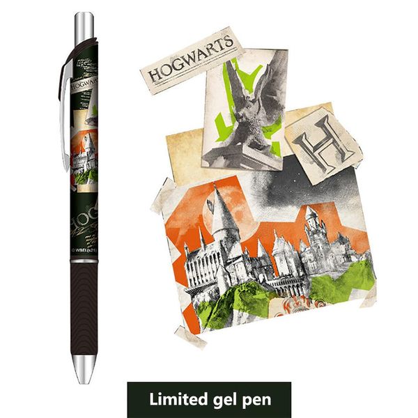 Pens Japan Pentel Limited Pen de gel seco rápido BLN75 Os alunos usam Teste Black Pen 0,5mm para escrever suavemente sem bloquear tinta