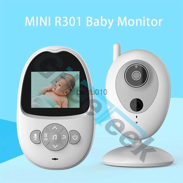 Monitor de bebê MINI R301 com função de visão noturna Modo VOX Vigilância bidirecional com detecção automática Áudio Chamada nítida para babá