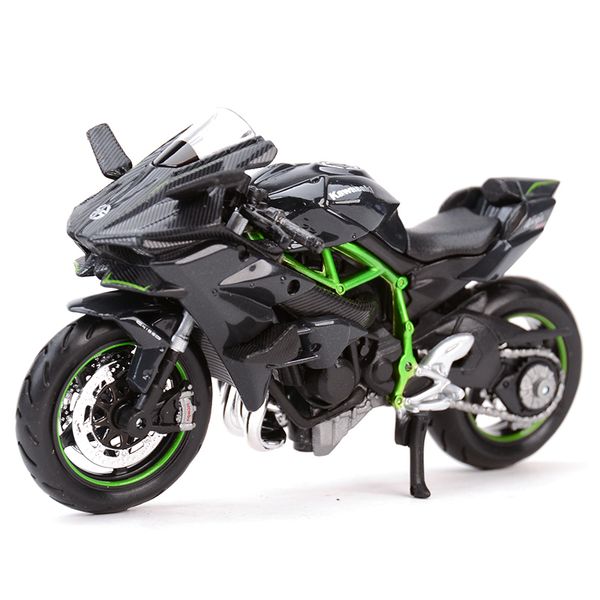 Diecast Model car Maisto 1 18 H2 R Ninja ZX-10R 14R 9R Z1000 Static Die Cast Vehicles Collectible Hobbies Motorcycle Model Toys 230627