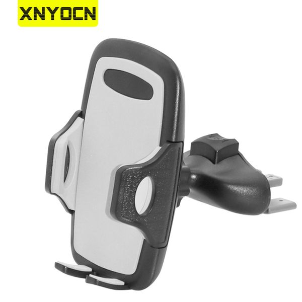 Xnyocn Supporto per telefono cellulare Supporto per supporto per auto con presa d'aria per CD per iPhone 8 Xiaomi 4a Redmi 4x redmi note 5 plus Supporto per smartphone