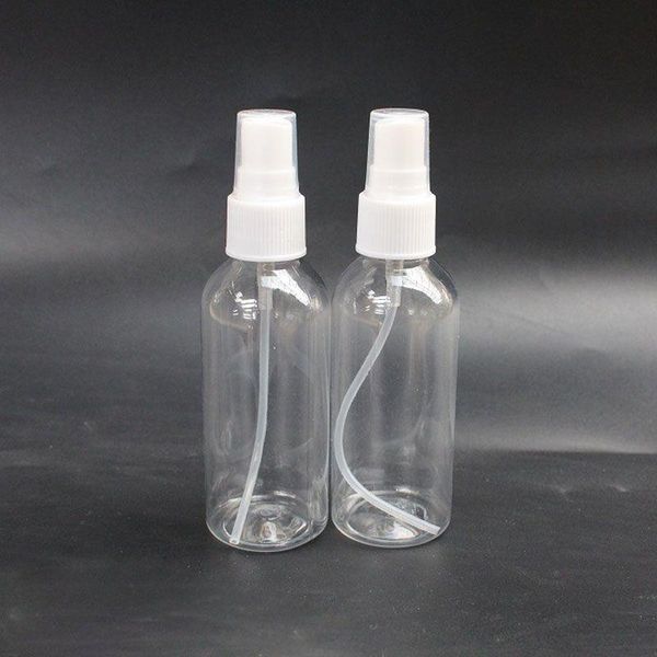 Frascos de spray de amostra vazios por atacado 80 ml Frascos de frasco de perfume de plástico transparente 1500 pçs/lote DHL Frete grátis Ikdjv