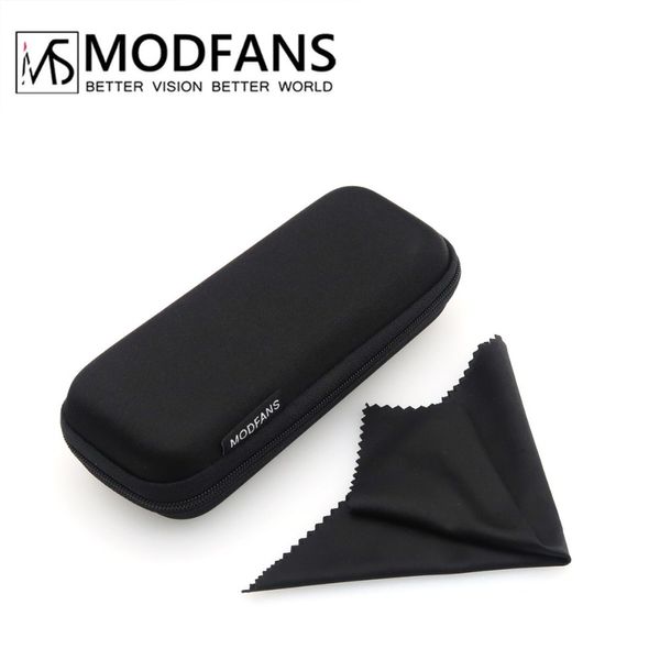 Accessori per occhiali Modfan Black Reading Glasses Case Dust a prova di polvere e graffiante Materiale non mozzafuoco leggero facile da trasportare 230628