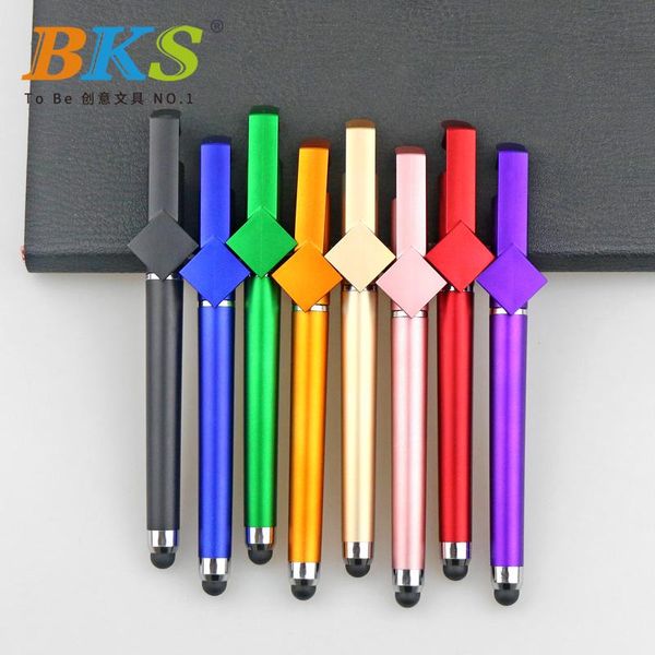 Pens QR -код держатель мобильного телефона Custom Stylus Touch Pen Pen BallPoint Pen Touch Scence Screen Stylus 100pcs