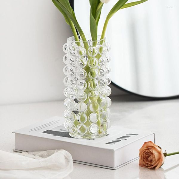 Vazolar Yenilik Cam Vazo Dekorasyon Ev Tasarımı Lüks Topraksız Sanat Minimalist Estetik Vaso Fiori Evi