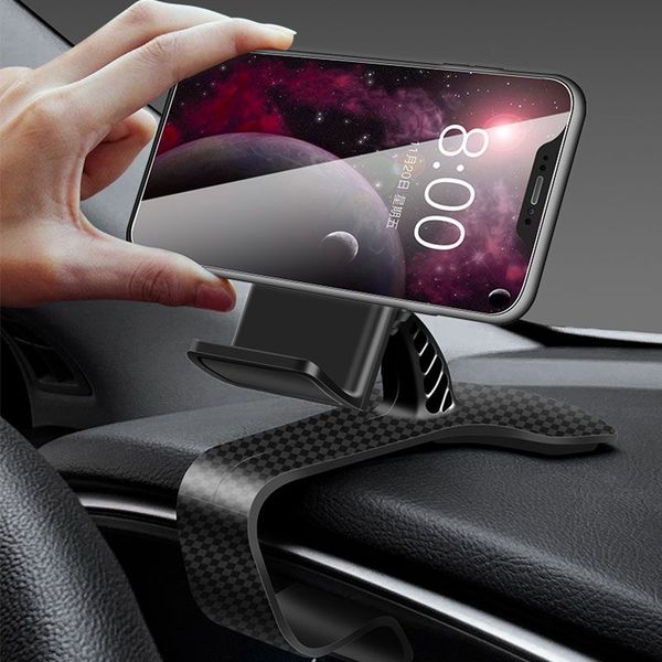 XMXCZKJ Supporto da auto per telefono Dashboard Clip Mount Mobile Cell Stand Smartphone Supporto GPS per iPhone 11 Pro Max Xs Xiaomi