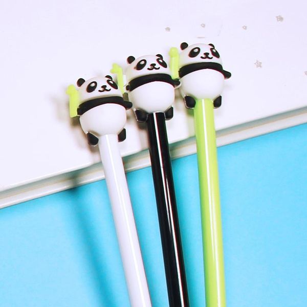 Pens 36pcs/pacchetto creativo cinese panda divertente pens kawaii gel penna carina ballpoint school rollerball stazionamento negozio kawai stazionario