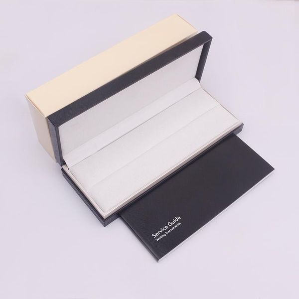 Сумки высококачественная черная деревянная коробка для ручки для фонтана Печка шариковая точка ручка ручка шариковые ручки карандаш лучший подарок Chrismas