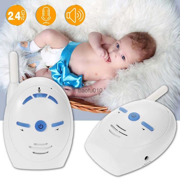 2.4GHz Wireless Infant Baby Portable Digital Audio Baby Monitor Trasmissione sensibile Bidirezionale Talk Crystal Clear Cry Voice L230619