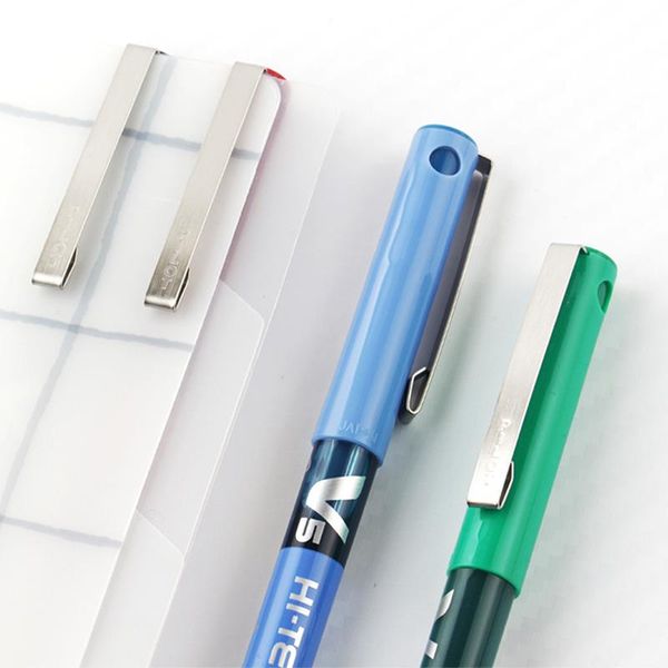 Pens 7 pezzi Giappone pilota V5 V5 Penna gel di inchiostro liquido 0,5 mm 7 Colori per scegliere BXV5 Standard Pen Office and School Stationery Style