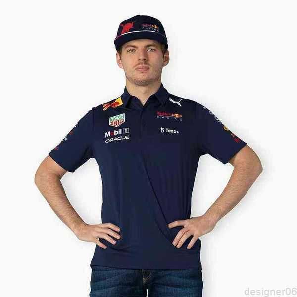 Rote Farbe Bull Racing 2022 Team Poloshirt Uniform Max Verstappen Formel 1 Offizielles Kit F1 Fan Party Plus Sizess012 1SF9V