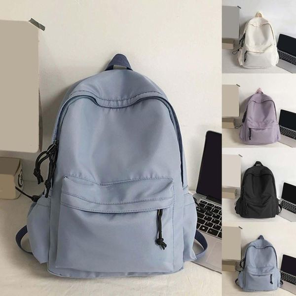 Mochilas escolares Mochila escolar de grande capacidade para estudantes masculinos e femininos Mochila de lazer Moda para jovens Moda coreana Mochilas para mulheres