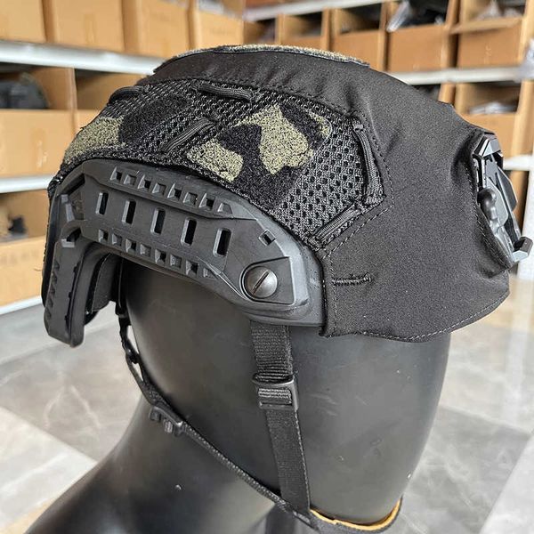 Caschi tattici Airsoft Copri casco Multicam Tactical FAST/OPS-CORE/SF Copri casco Gear Paintball Wargame Casco protettivo Cover SkinHKD230628