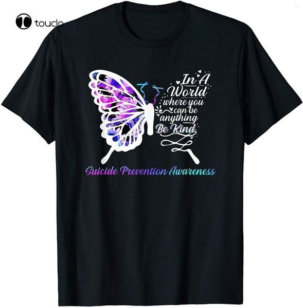 Damen T-Shirts Suicide Prevention Awareness Sunflower Mothers Day Unisex T-Shirt Custom Aldult Teen Digitaldruck Xs-5Xl
