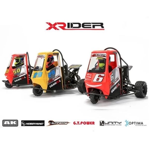 Elektrisches RC-Auto Lustiger RC X Rider Flamingos 1 8 2,4 G 2WD Rc-Auto Elektro-Dreirad Motorrad-Dreirad RTR Drift 230627