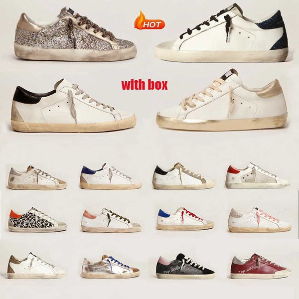 Scarpe casual Scarpe sporche Scarpe da ginnastica Scarpe da ginnastica firmate Goldenity Super Gooseity Star Classic Do-Old pelle di serpente Tacco scamosciato Citp taglia 35-45