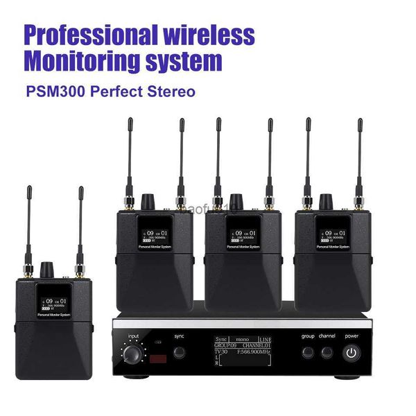 s psm300In-ear беспроводная персональная система мониторинга сцены на ушном мониторе для диапазонов 500 МГц 100 мВт 24-битный цифровой аудиопроцессор DSP L230619