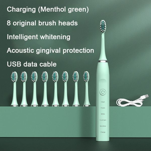 Escova de dentes Higiene Pessoal Pequenos Eletrodomésticos Odontológicos Adultos Domésticos Magnetic tation Vibration Sonic Battery Electric 230627