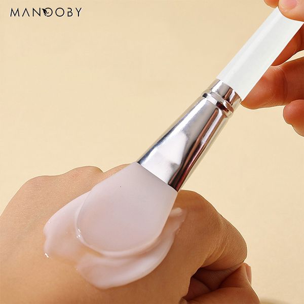 Ferramentas de maquiagem Candy Color Silicone Brush Gel Flexível Lama Aplicador de ponta macia Fazendo máscara facial Cola Suprimentos para cuidados 230627