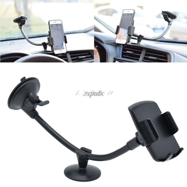 Universal Long Arm Windshield mobile Phone Car Mount Holder Holder for your mobile phone Stand for iPhone GPS MP4