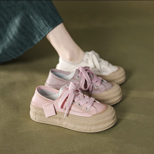 Ботинки Little White Shoe s 2023 Spring and Autumn Casual Korean Edition Sports Versatile Board 230628