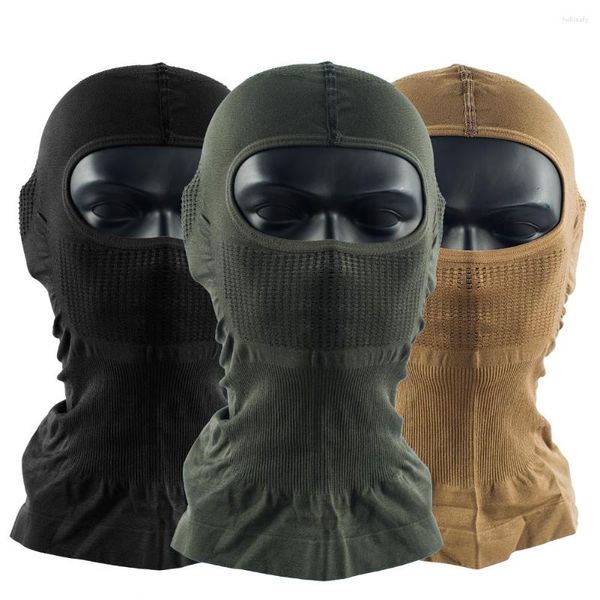 Ballkappen MEGE Taktische Tarnung Baseballmütze Mützen Militärmaske Armee Skullies Unisex Hip Hop Gestrickter elastischer Outdoor-Schädel