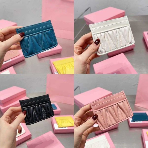 Женский дизайнерский кошелек Lady MM Mini Cardholder Женский дизайнерский кошелек Кожаный кошелек 220419