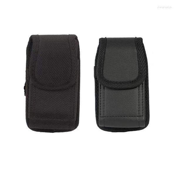 Taille Taschen PU-Leder Holster Tasche Abdeckung Telefon für Fall mit Gürtelschlaufe Organiz 066F