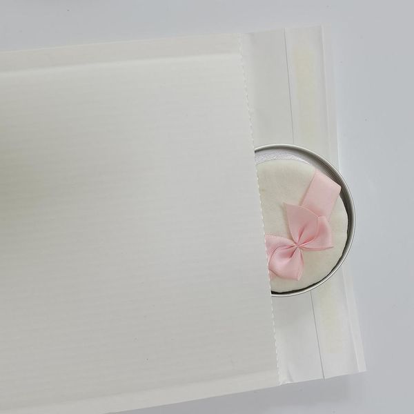 Envelopes hysen 50pcs paridade branca 120 mm*175mm Bolsa de papel de remessa biodegradável para lápis de sobrancelha