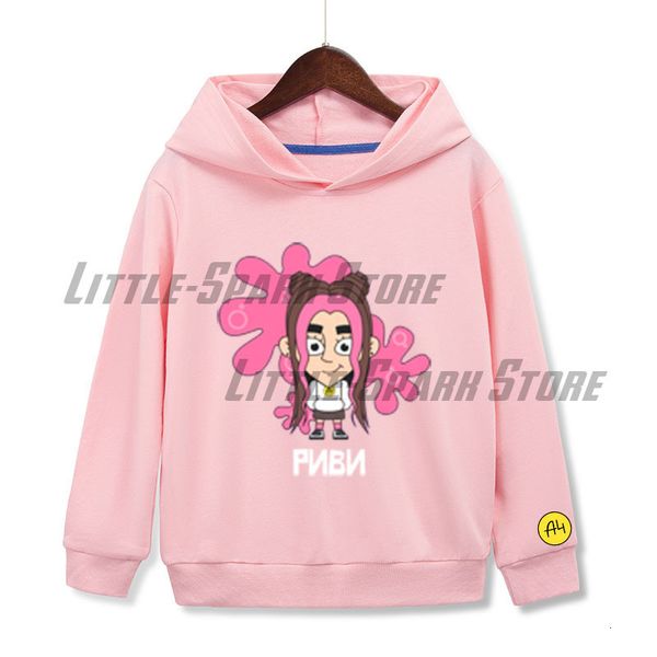 T shirt Pembe Sevimli 4 Erkek Kız Hoodies Pamuk a4 Çocuk Kapüşonlu eşofman Üstleri Merch A4 giyim kızlar 230627