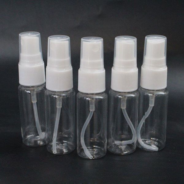 Bottiglie spray in plastica trasparente da 20 ml Nebulizzatori fini vuoti per atomizzatore di profumo da viaggio per soluzioni detergenti o acqua per disinfezione Jjupn